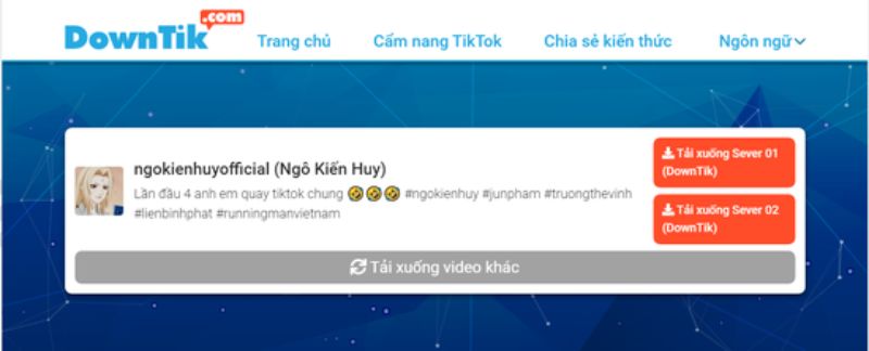 cách tải video TikTok không logo trên iphone