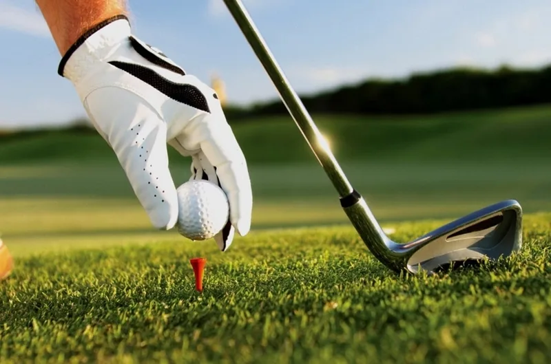 Golf là môn thể thao ngoài trời, trong đó người chơi dùng gậy đánh bóng vào hố với số lần đánh càng ít càng tốt.