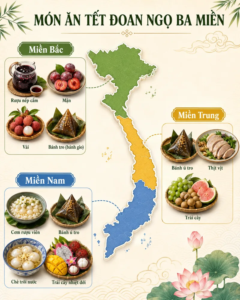 Mỗi vùng miền có cách đón Tết Đoan Ngọ riêng nhưng đều hướng về sự an lành
