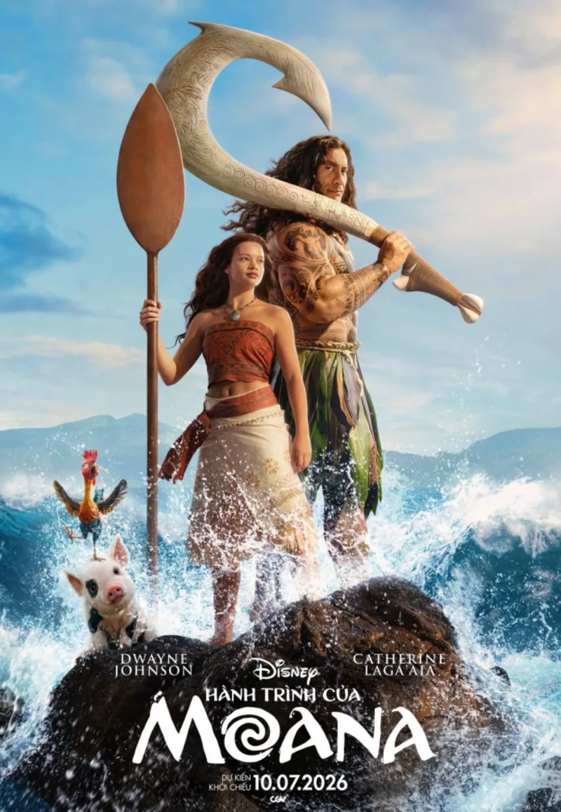 Moana Live-Action tái hiện hành trình phiêu lưu trên biển với hình ảnh sống động và thông điệp gia đình