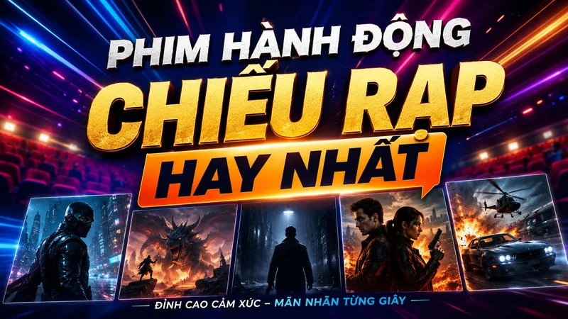 Phim hành động chiếu rạp mùa hè 2026 thu hút khán giả nhờ màn ảnh lớn, âm thanh mạnh và kỹ xảo mãn nhãn.