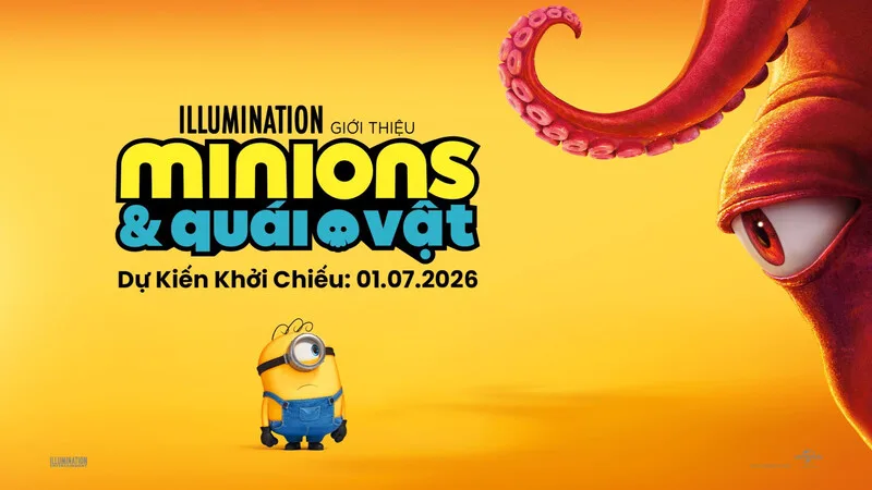 Nhóm Minions bước vào cuộc phiêu lưu hỗn loạn, hài hước và đầy màu sắc trên màn ảnh rộng.