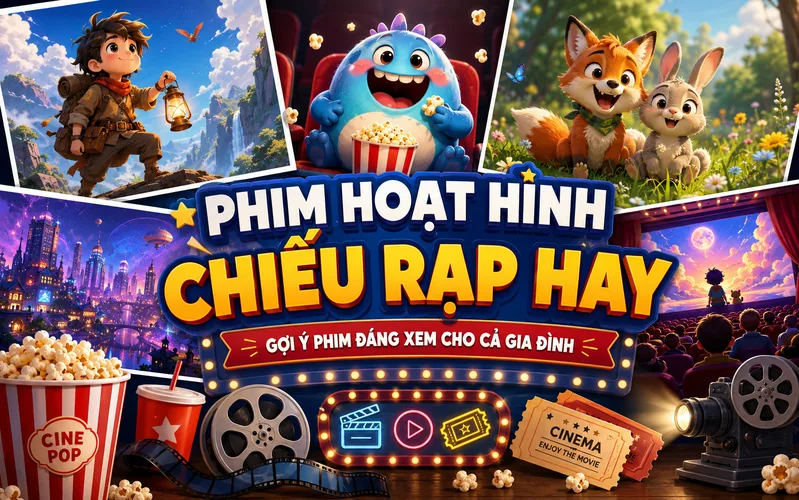 Top phim hoạt hình chiếu rạp hay và đáng xem nhất hiện nay
