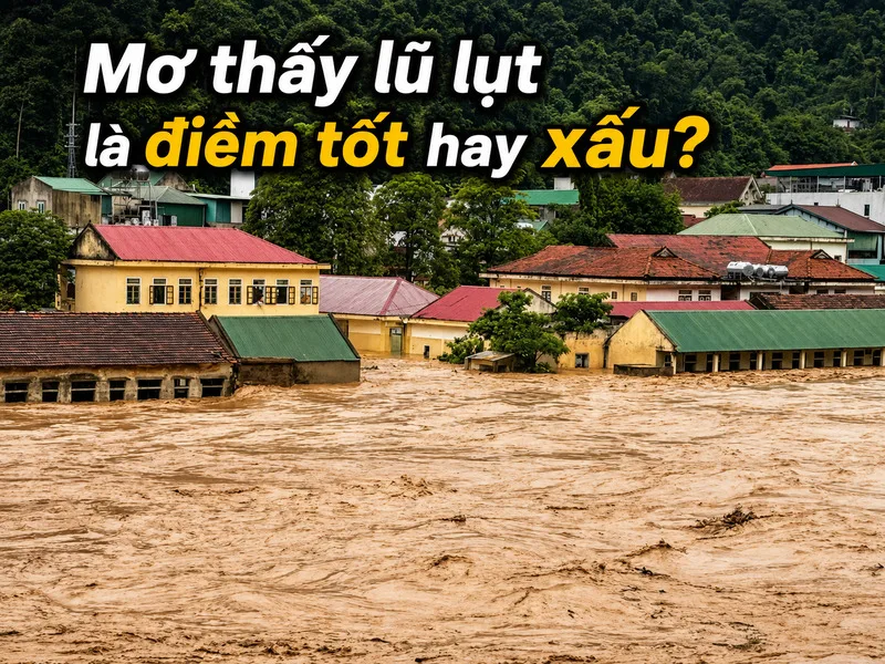 Không thể khẳng định mơ thấy lũ lụt luôn là điềm tốt hoặc điềm xấu