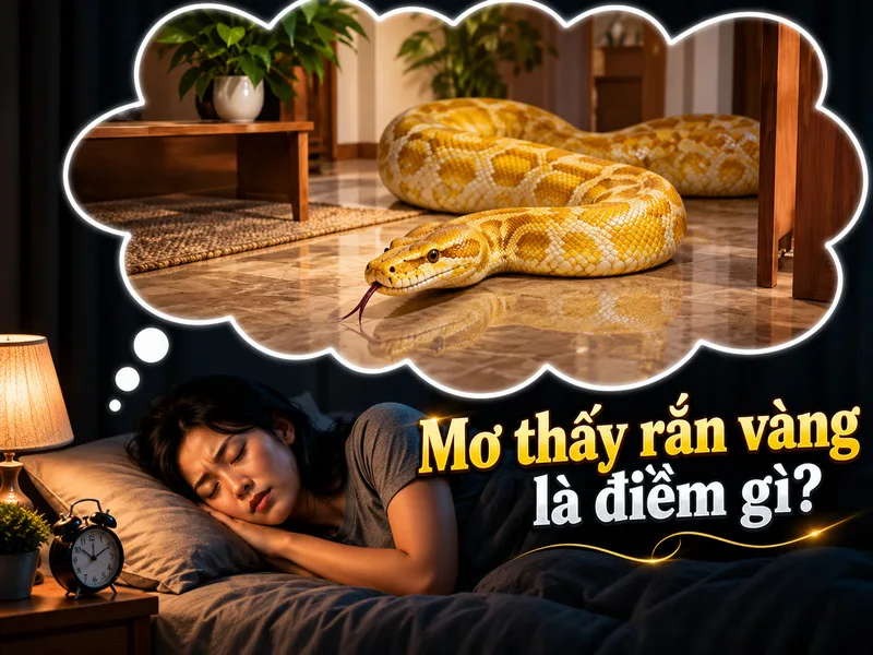 Mơ thấy rắn vàng: Giải mã các tình huống và ý nghĩa sâu sắc