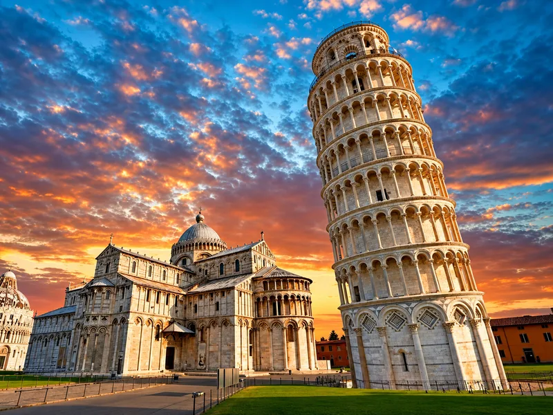 Tháp nghiêng Pisa – biểu tượng kiến trúc độc nhất của nước Ý